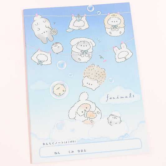 Fanimals Laundry Contact Notebook