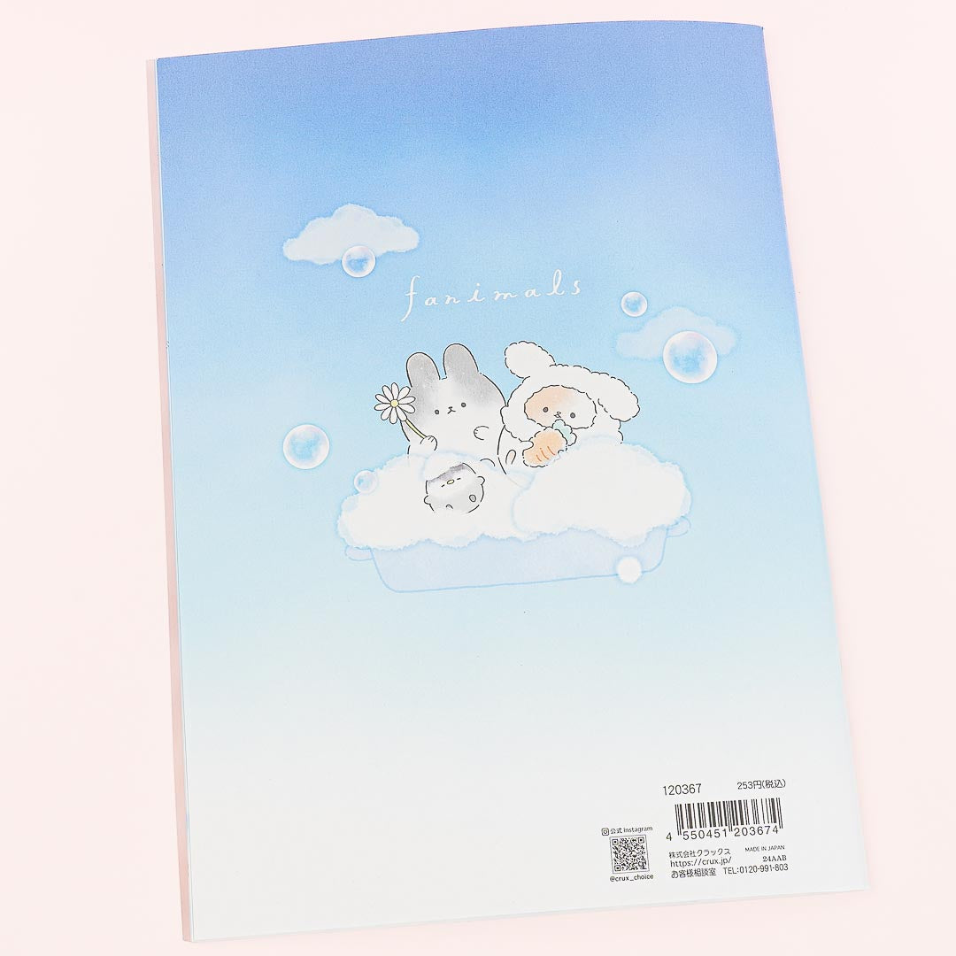 Fanimals Laundry Contact Notebook