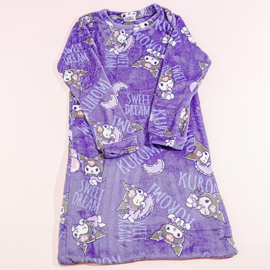 Kuromi Sweet Dream Long-Sleeved Room Dress - Medium
