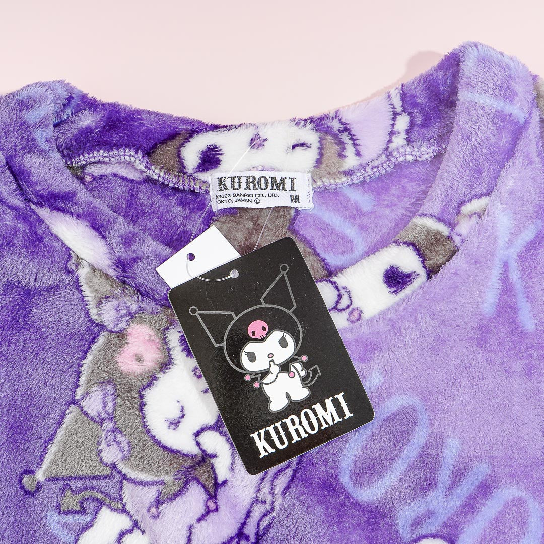 Kuromi Sweet Dream Long-Sleeved Room Dress - Medium
