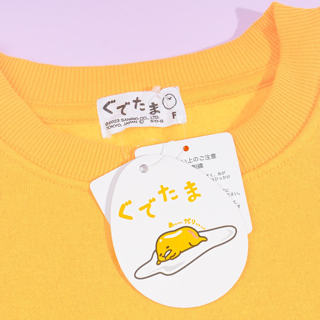 Gudetama Relax Sweatshirt - Orange