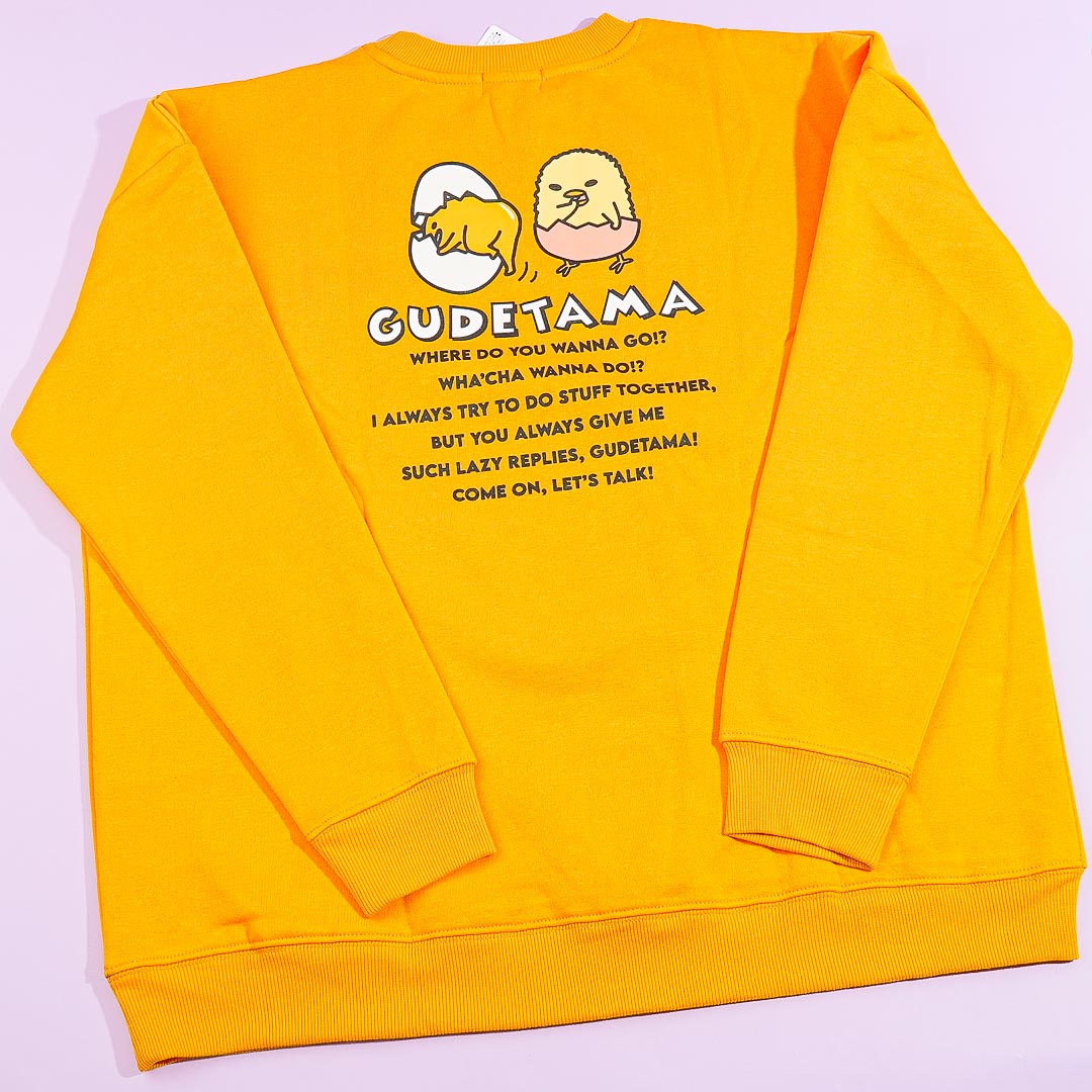 Gudetama Relax Sweatshirt - Orange