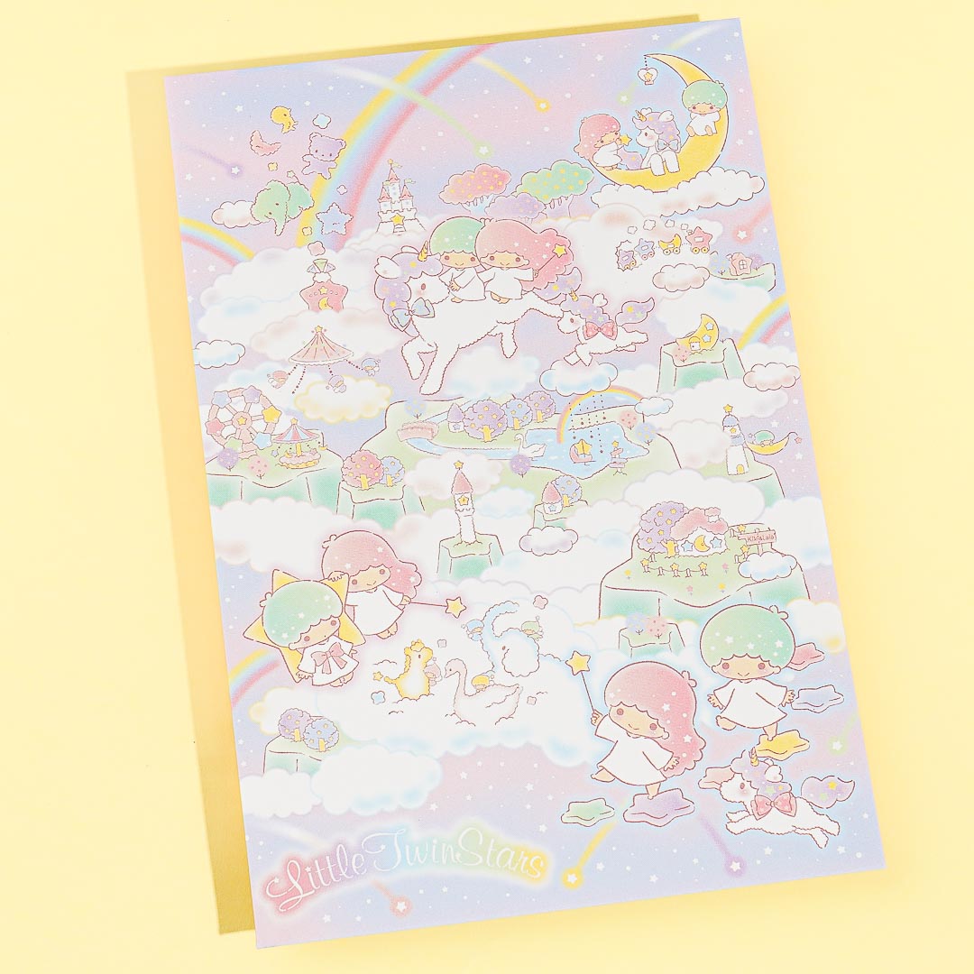 Little Twin Stars Unicorn Kingdom Letter Set