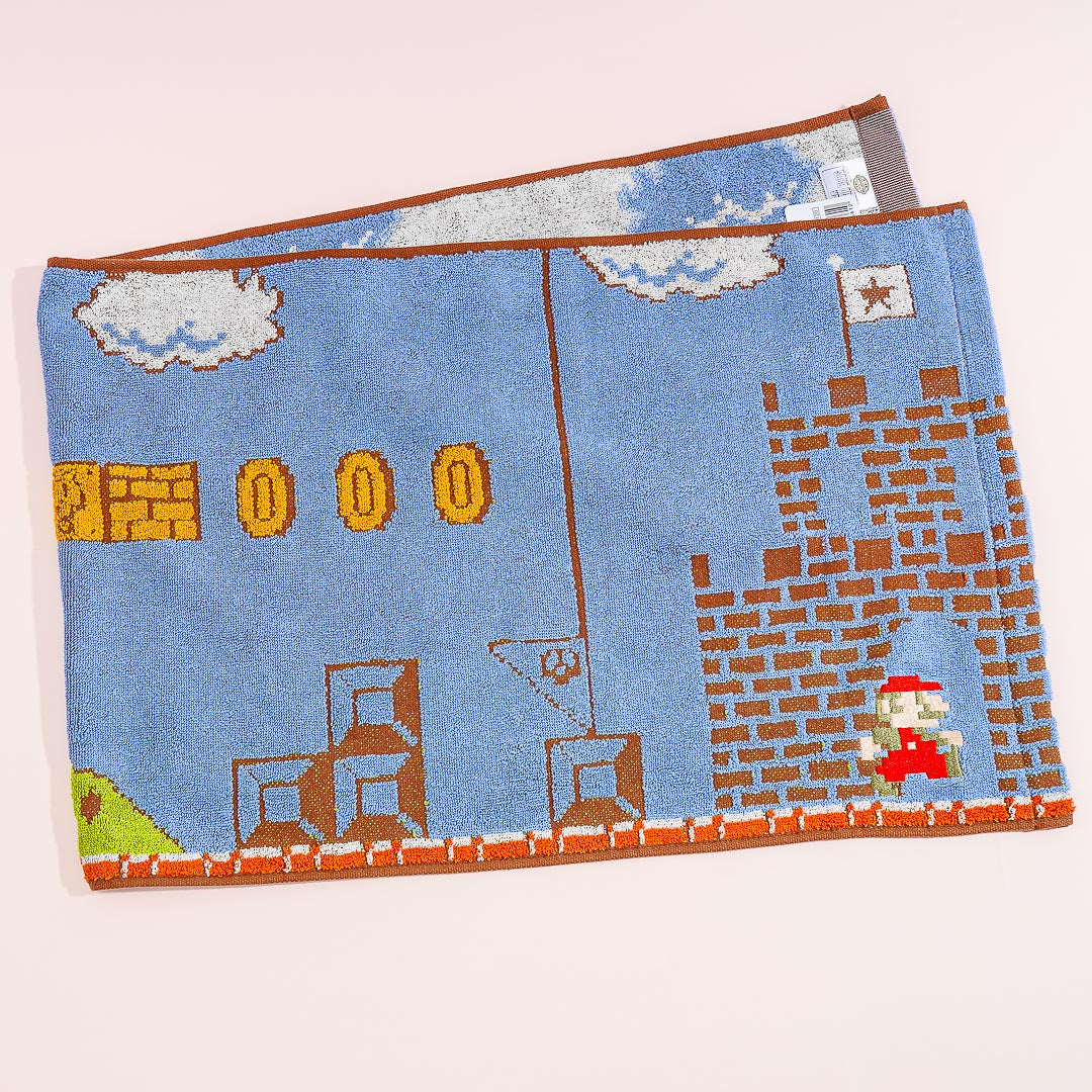 Super Mario Game Field Long Towel
