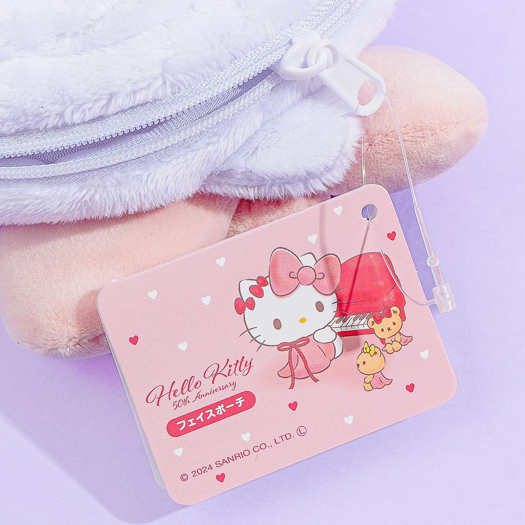 Hello Kitty Big Ribbon Fluffy Pouch