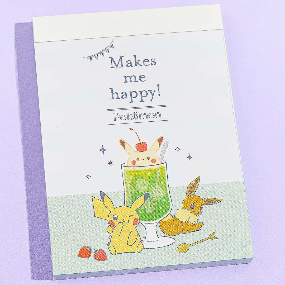 Pokemon Happy Drink Memo Pad