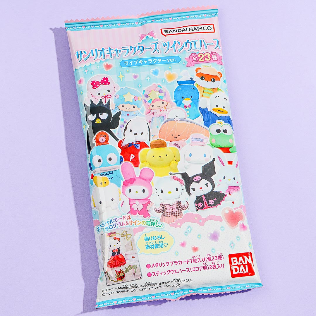 Sanrio Characters Twin Wafers With Card