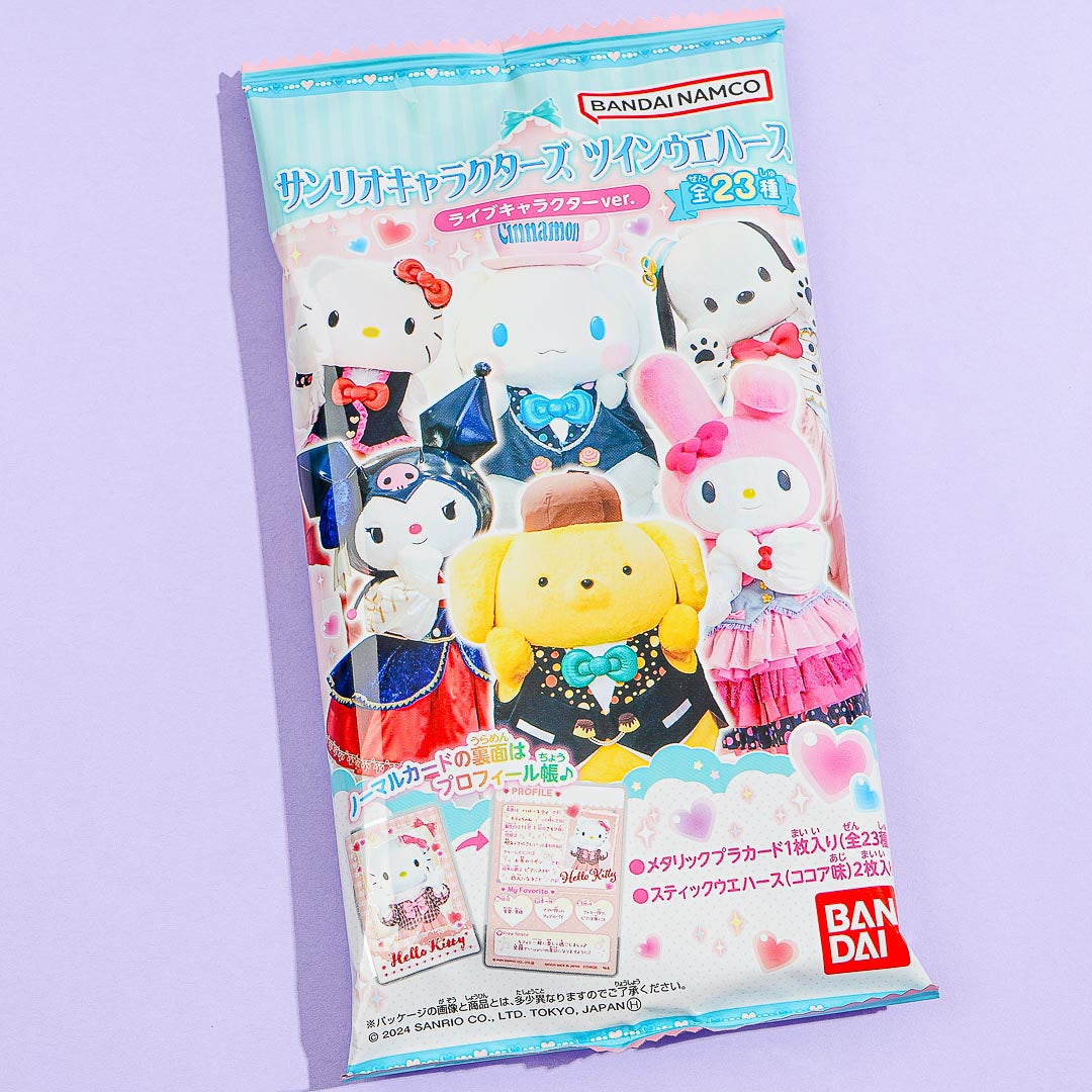 Sanrio Characters Twin Wafers With Card