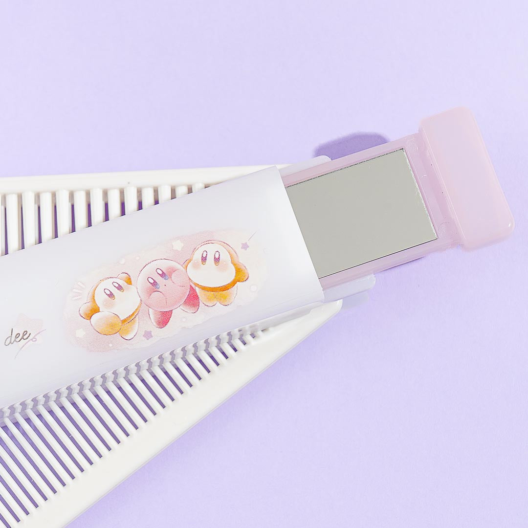 Kirby & Waddle Dee Double Comb and Mirror
