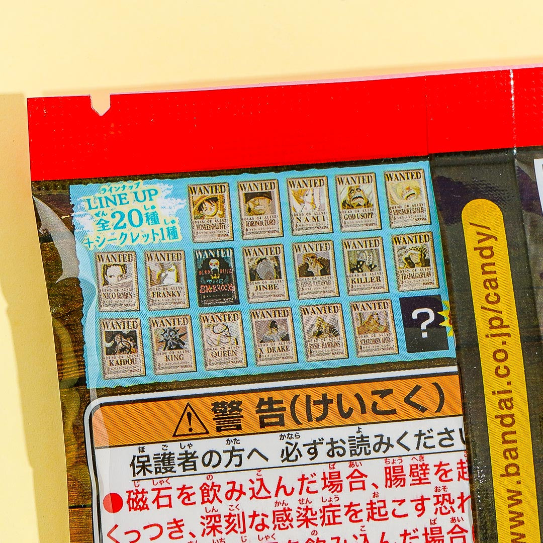 One Piece Wanted Chara-Magnet With Memo Card & Gum