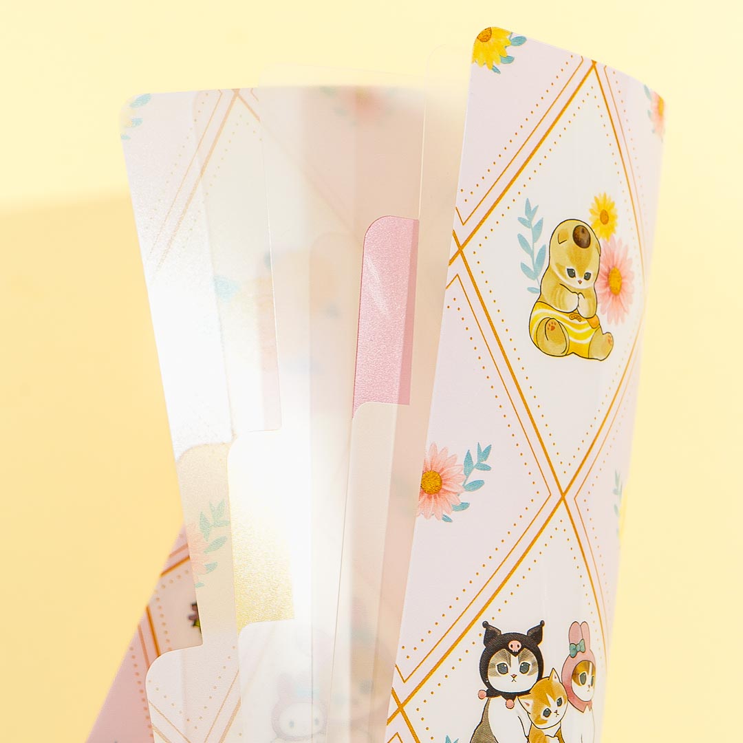 Mofusand x Sanrio Characters Spring Blooms Multi-Slot A5 File Folder