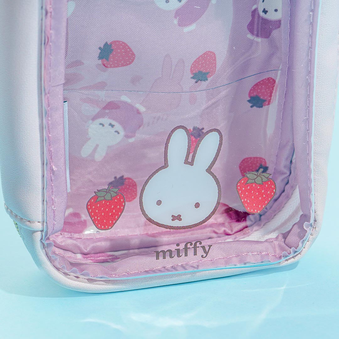 Miffy Strawberry Clear Window Pouch