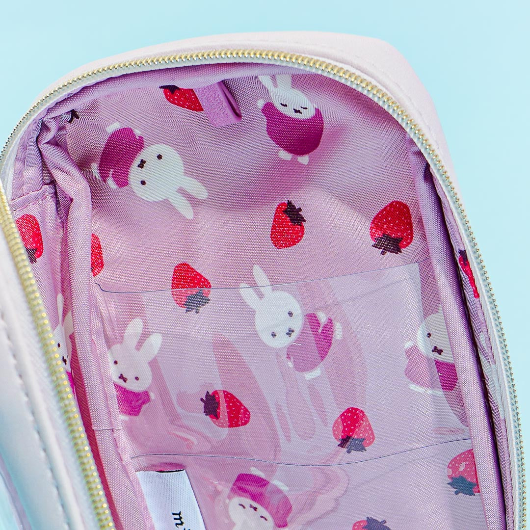 Miffy Strawberry Clear Window Pouch