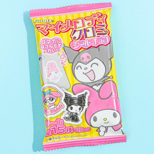 My Melody & Kuromi Seal Chocolate With Sticker