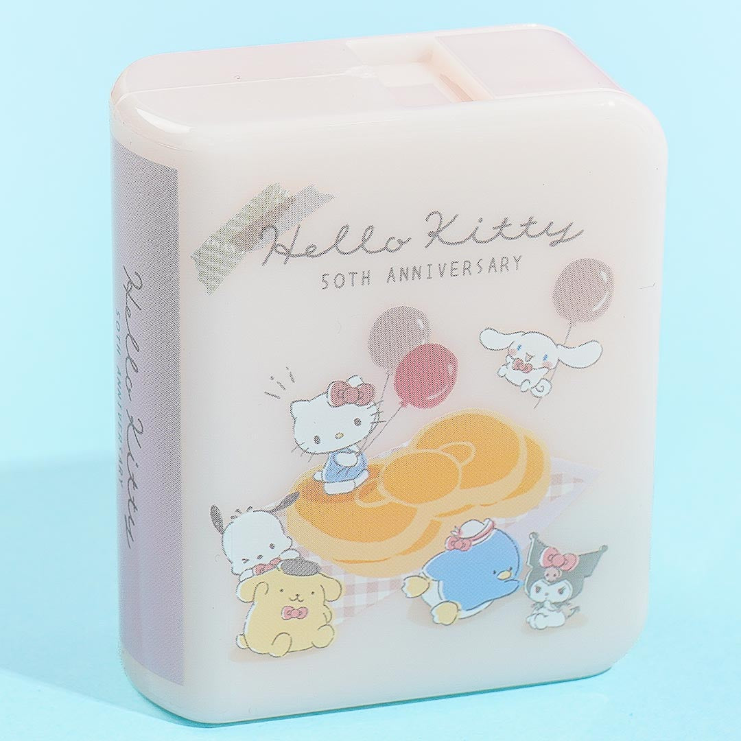 Hello Kitty 50th Anniversary Book-Type Clear Tape Dispenser
