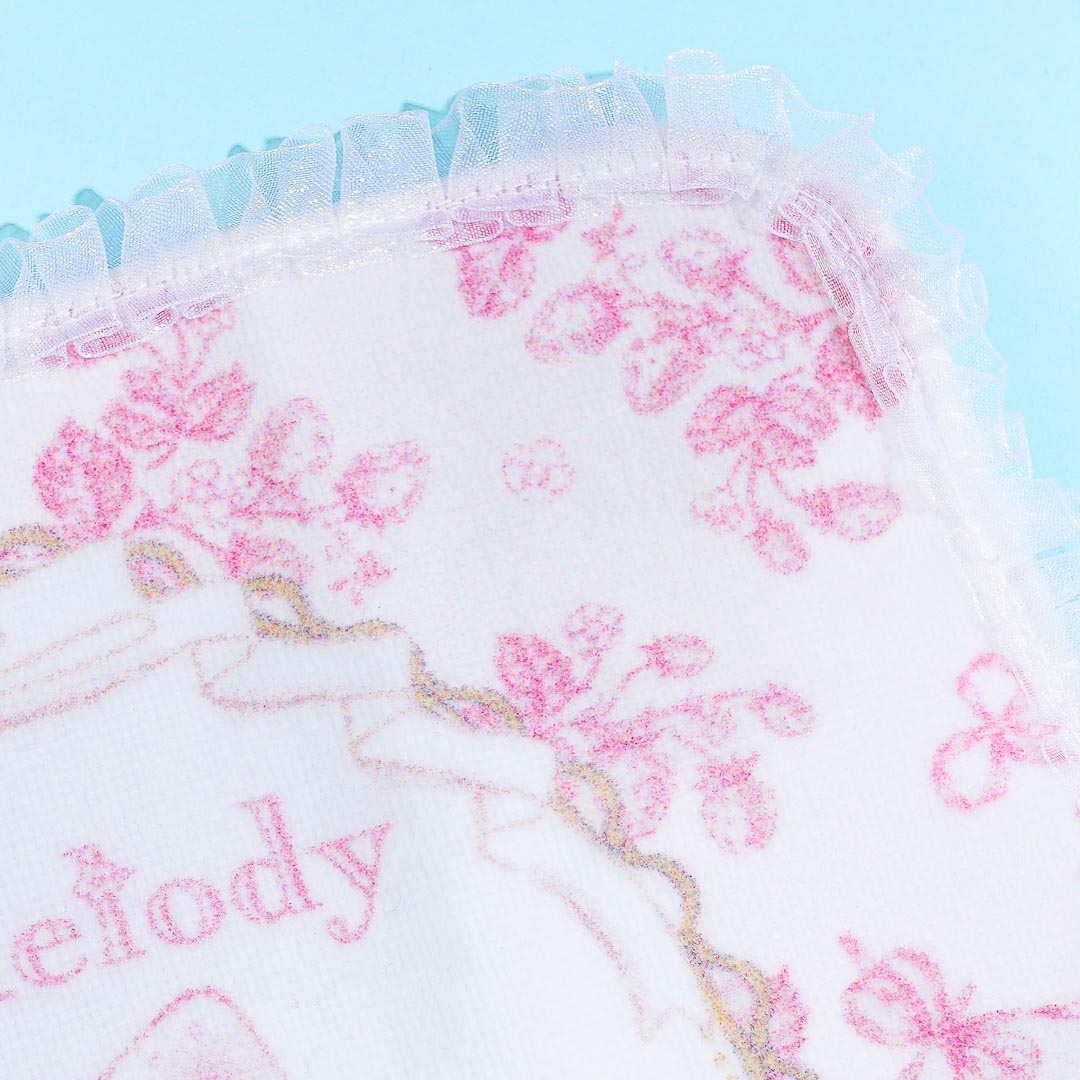 My Melody White Strawberry Tea Time Mini Towel