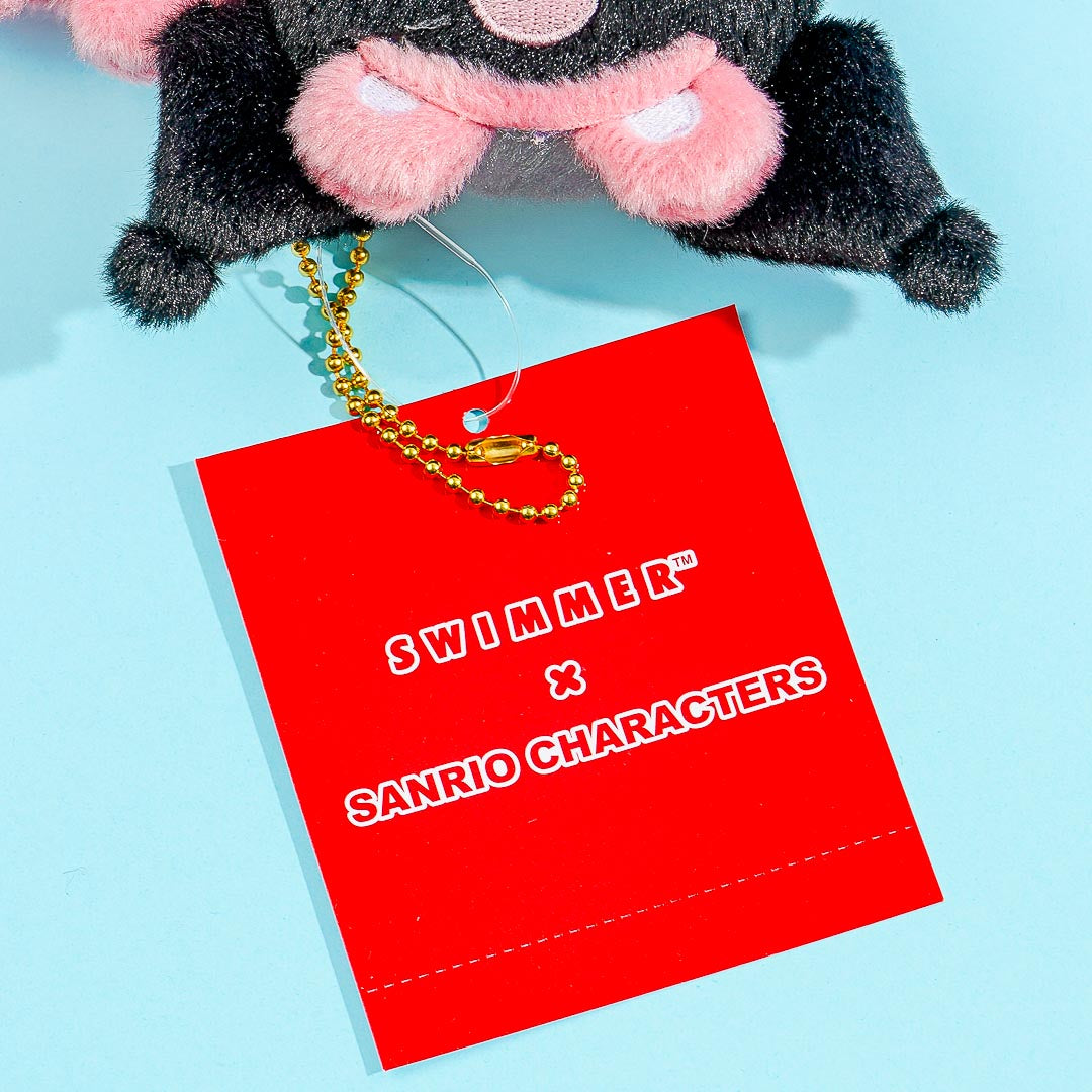 Swimmer x Sanrio Characters Plushie Charm - Kuromi