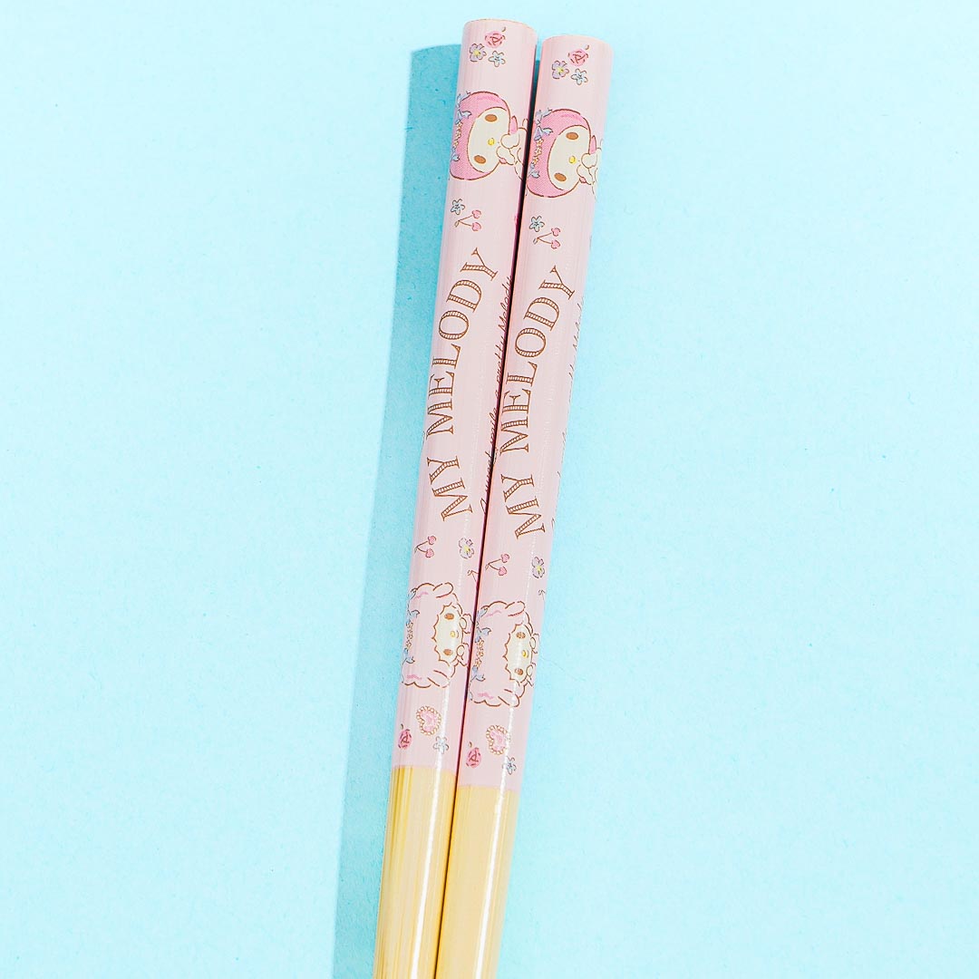 My Melody & My Sweet Piano Spring Besties Bamboo Chopsticks
