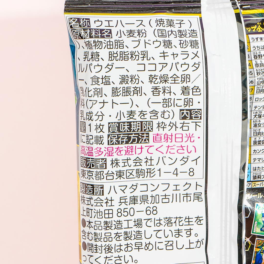 Naruto Shippuden Ninja World Niformation Wafer & Sticker 2