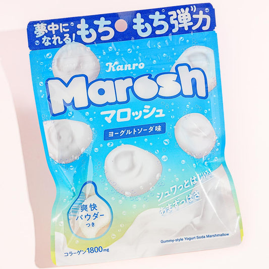 Kanro Marosh Marshmallows - Yogurt Soda