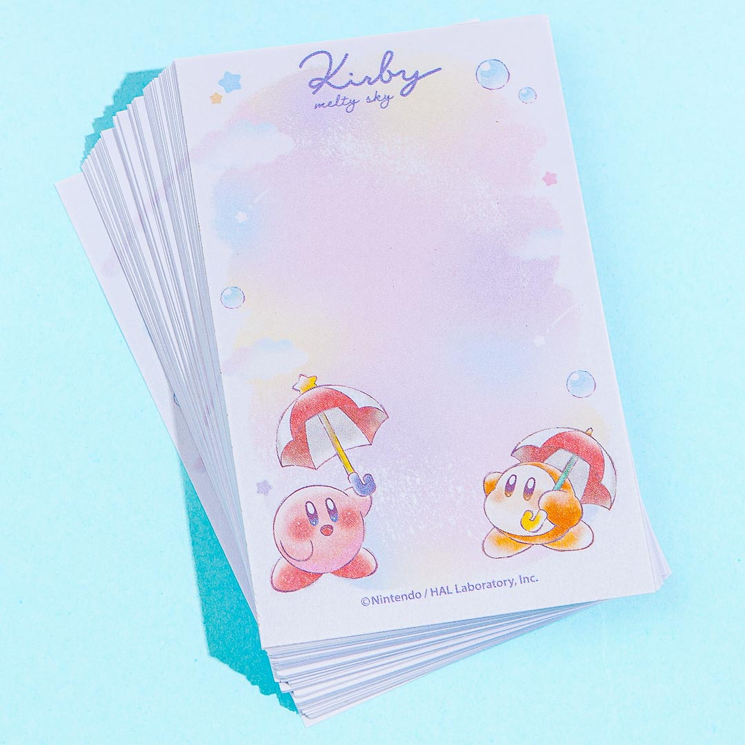 Kirby Melty Sky Memo With Metal Case