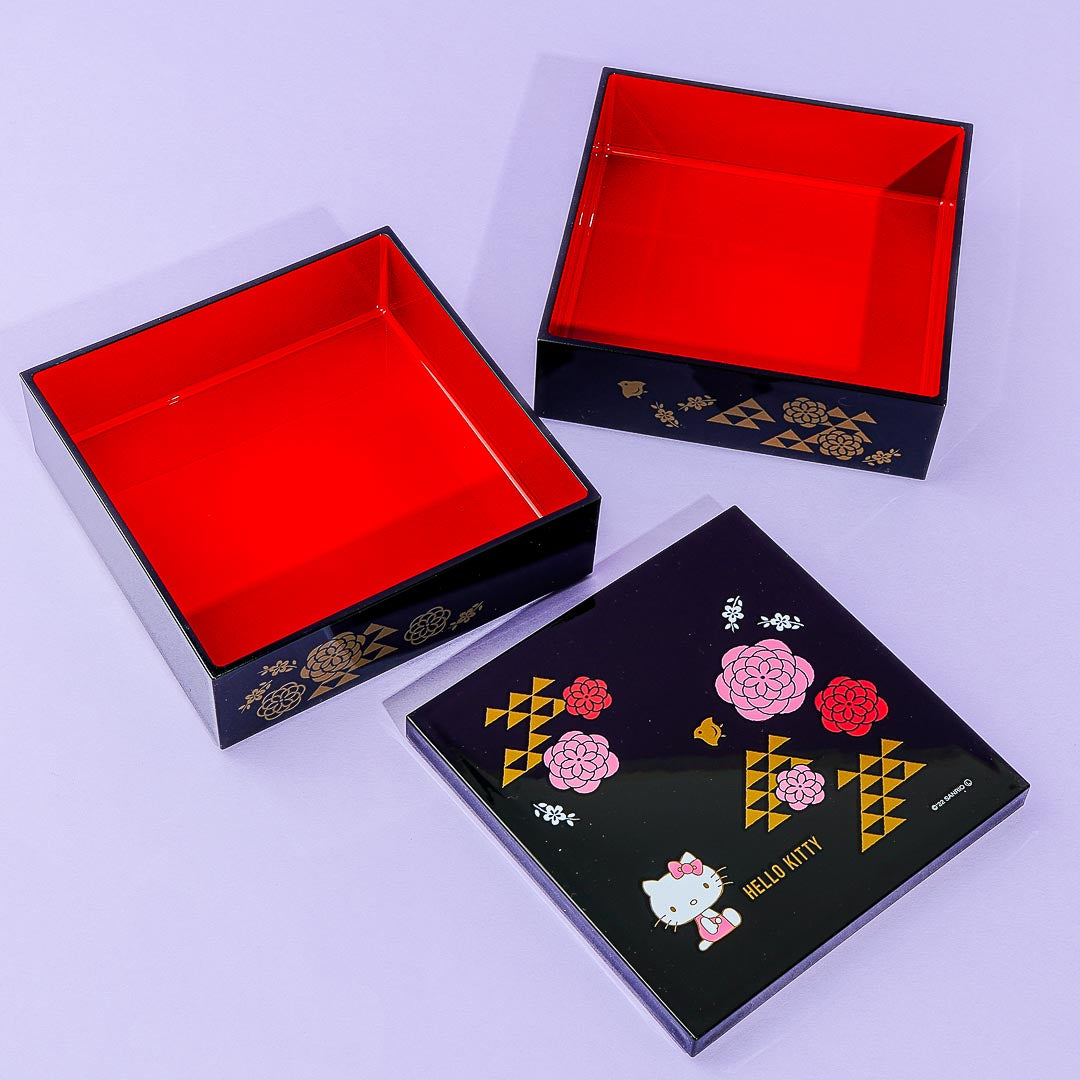 Hello Kitty Traditional Japanese 2-Tiered Jubako