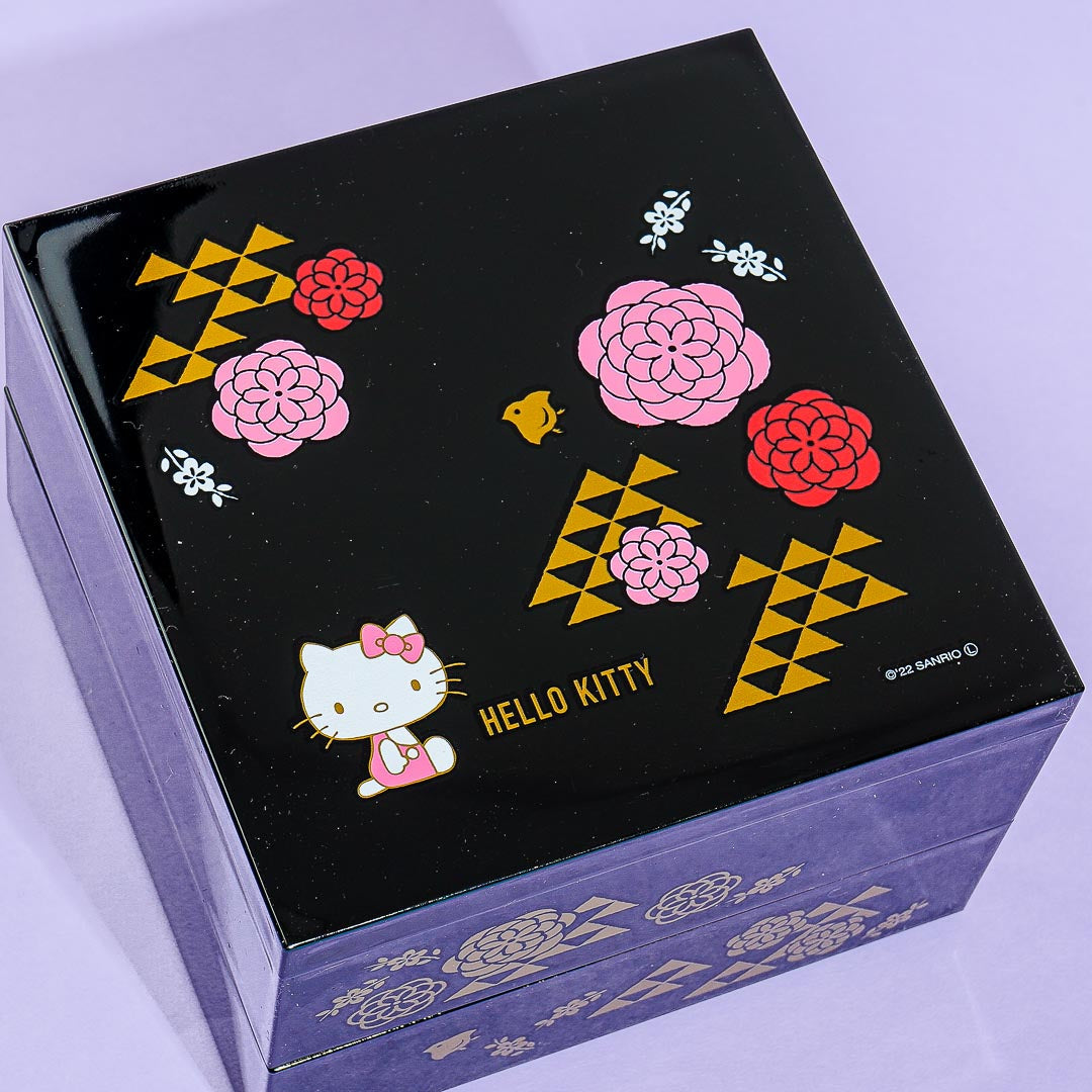 Hello Kitty Traditional Japanese 2-Tiered Jubako