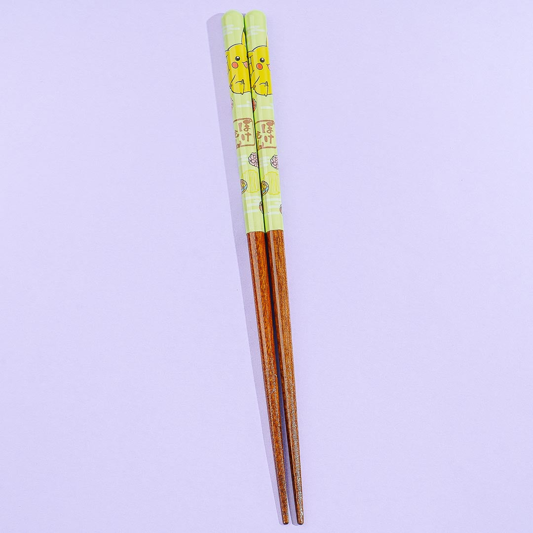 Pokemon Pikachu Flower Festival Wooden Chopsticks