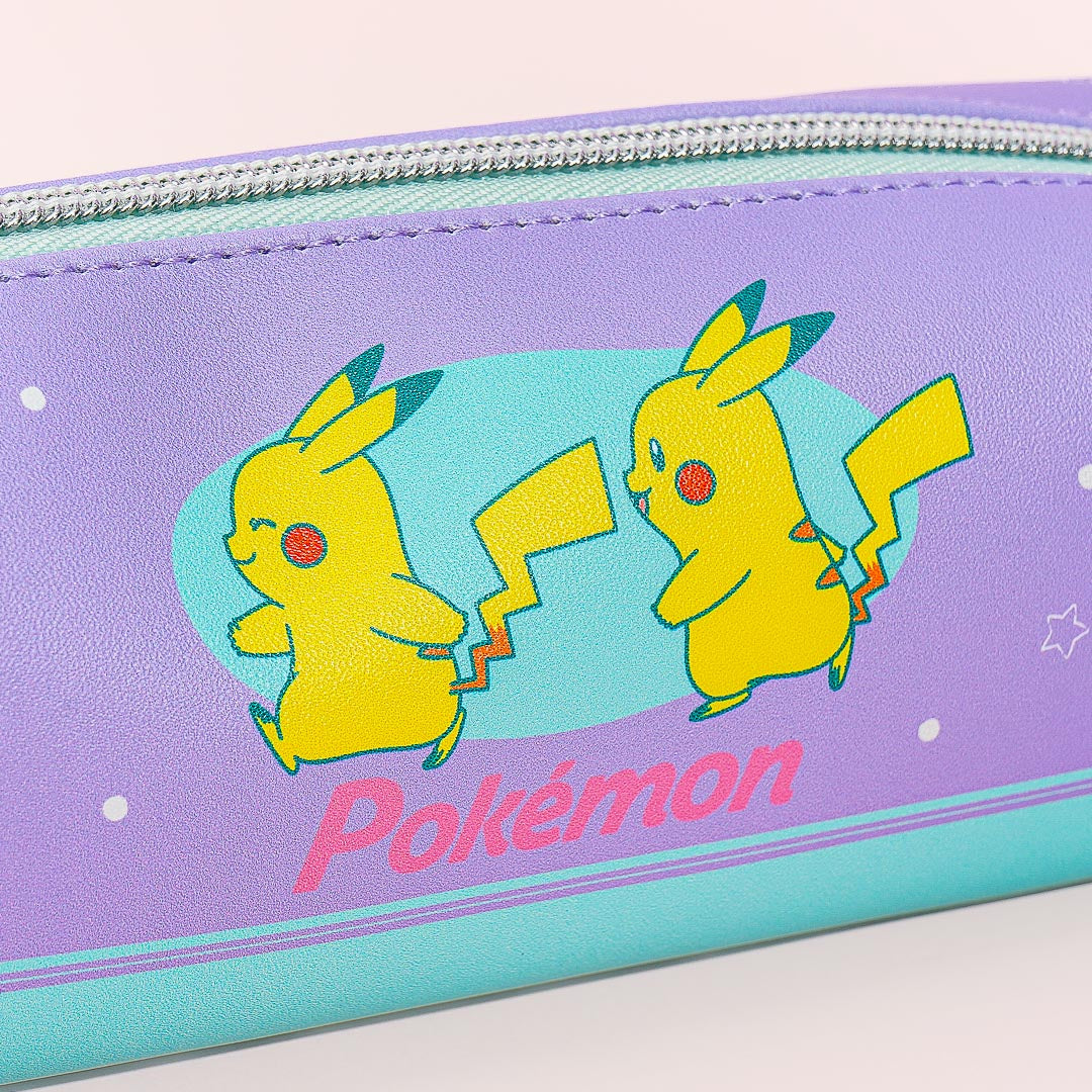 Twin Pikachu Rectangular Pen Pouch