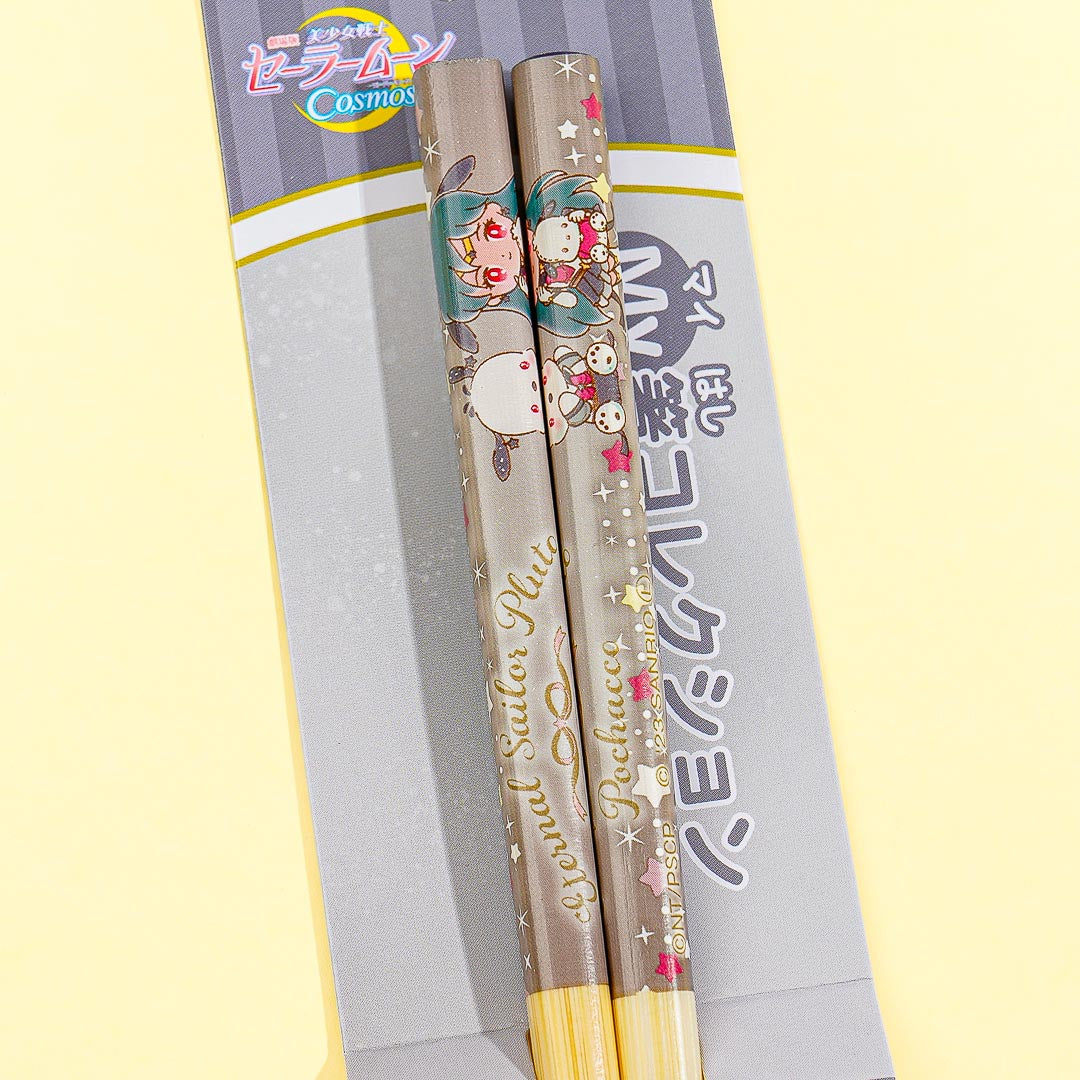 Sailor Moon Cosmos x Pochacco Bamboo Chopsticks
