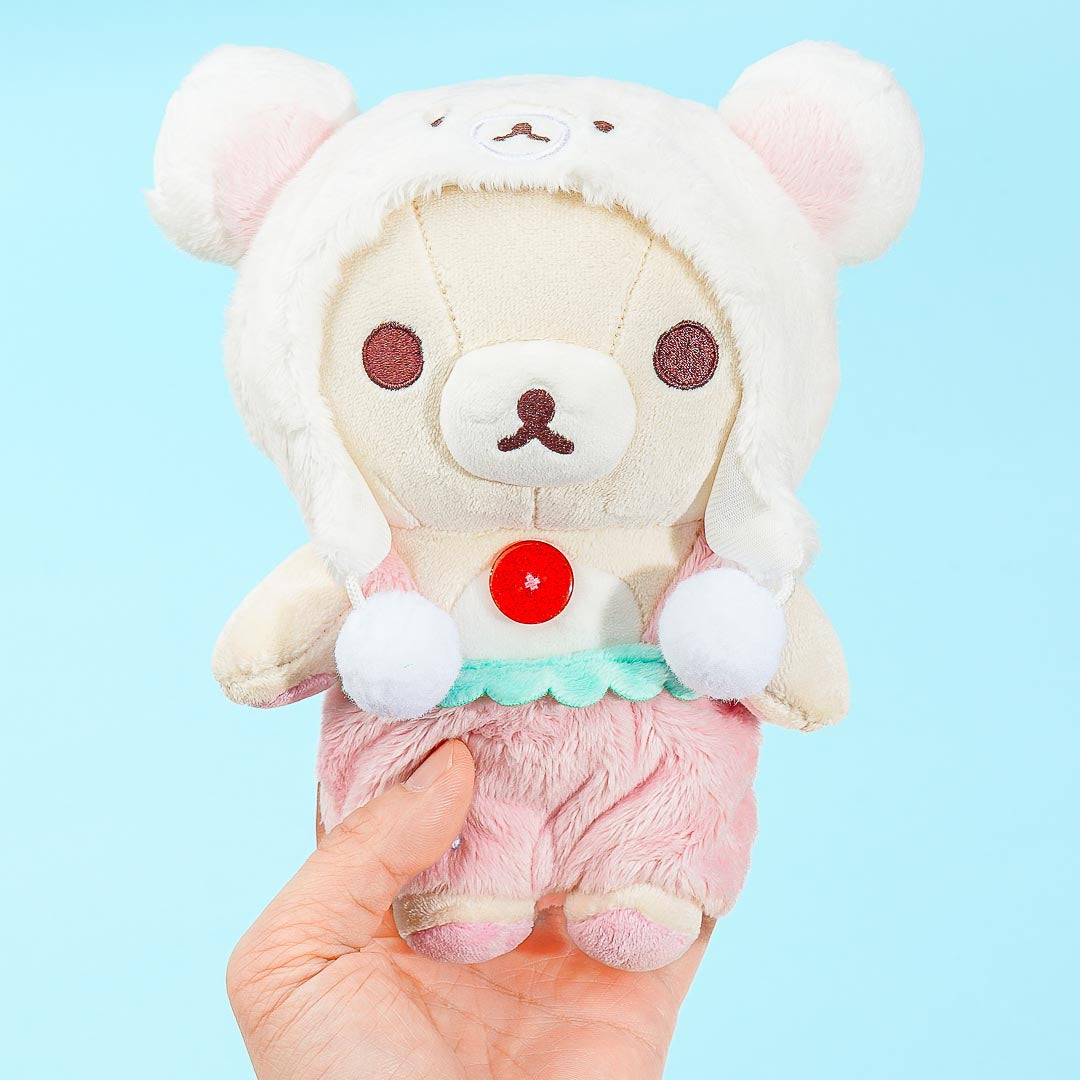 Korilakkuma Full of Strawberry Day Plushie - Strawberry Bear / Medium
