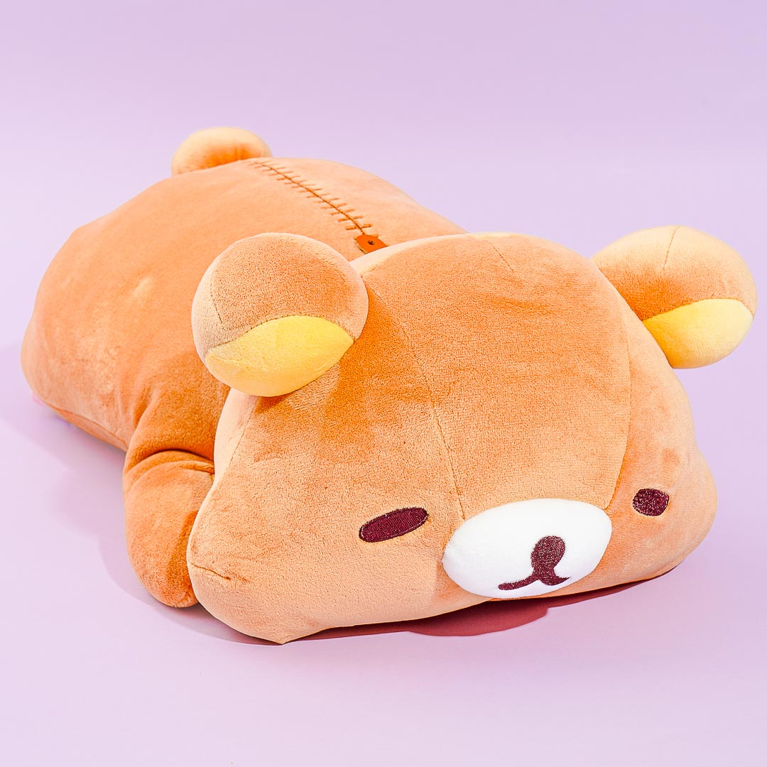 Rilakkuma Puffy Cheek Cushion Plushie - Medium