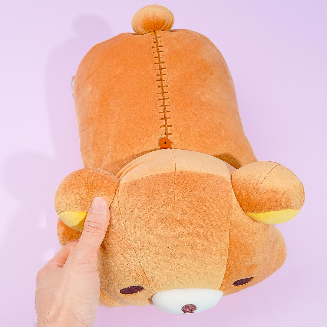Rilakkuma Puffy Cheek Cushion Plushie - Medium