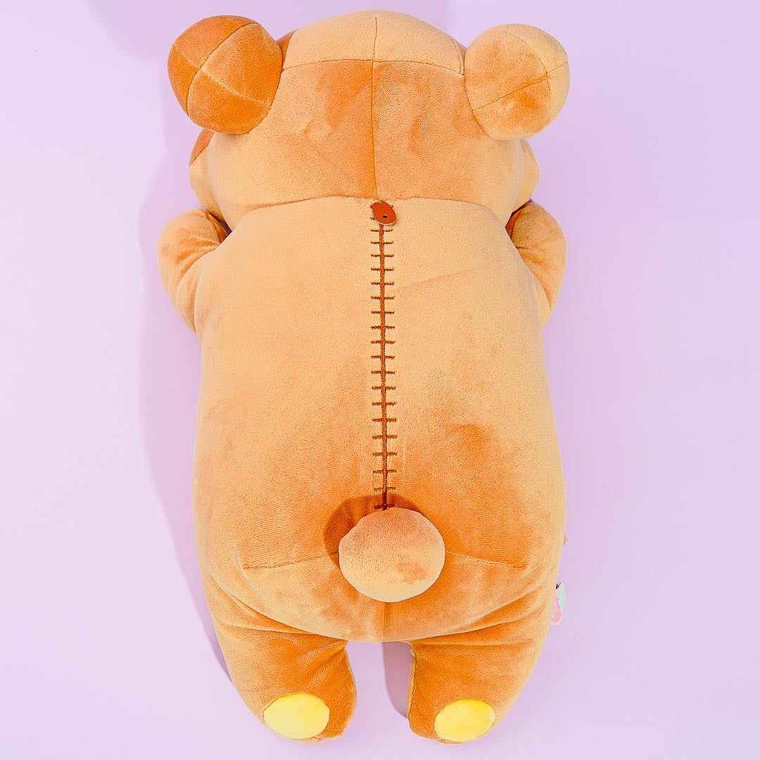 Rilakkuma Puffy Cheek Cushion Plushie - Medium
