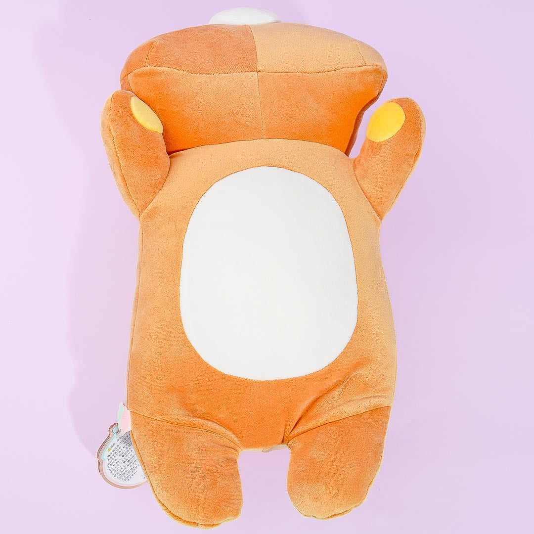 Rilakkuma Puffy Cheek Cushion Plushie - Medium