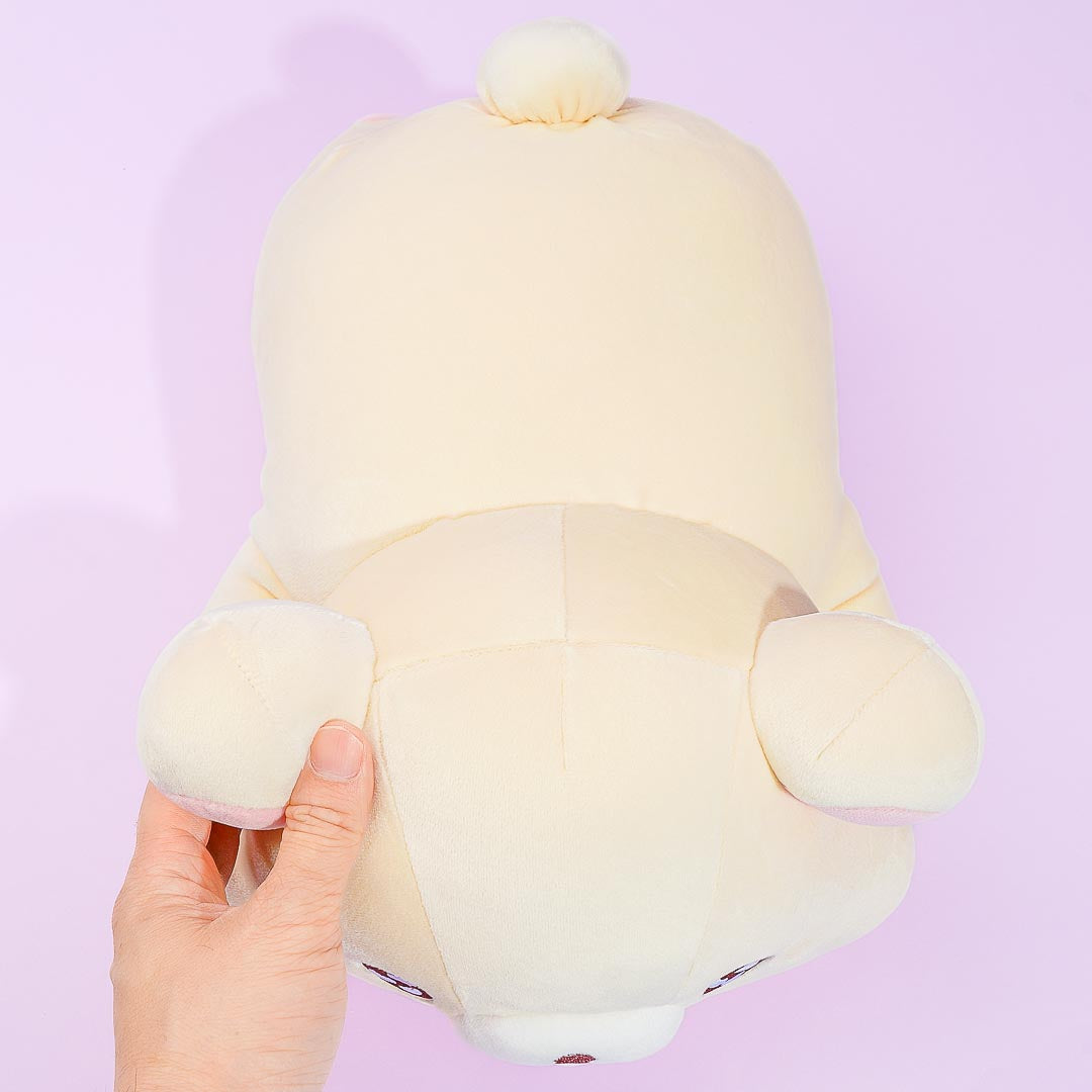 Korilakkuma Puffy Cheeks Cushion Plushie - Medium