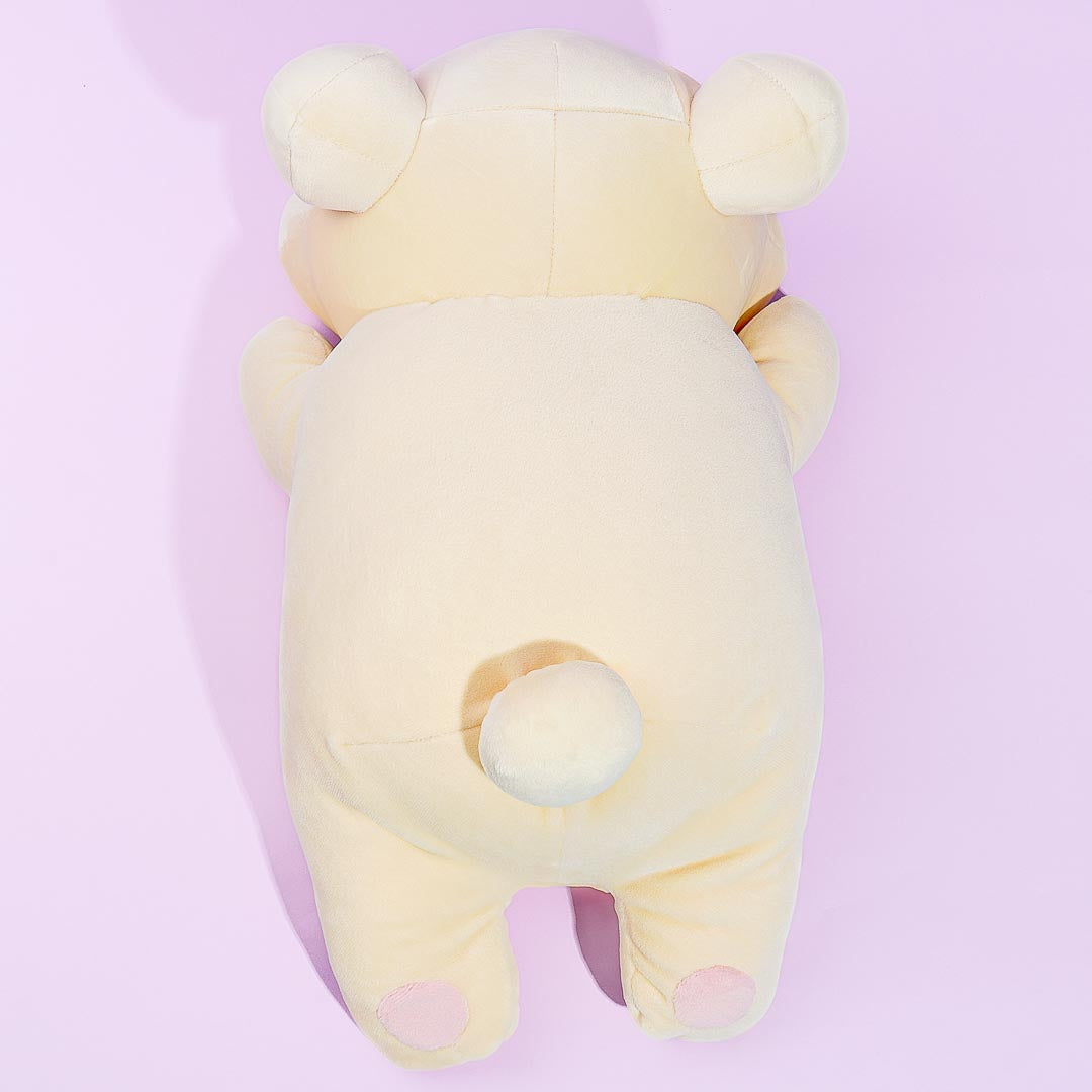 Korilakkuma Puffy Cheeks Cushion Plushie - Medium