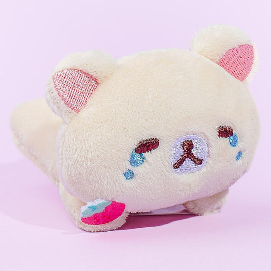 Korilakkuma Full of Strawberry Day Plushie - Crying / Mini