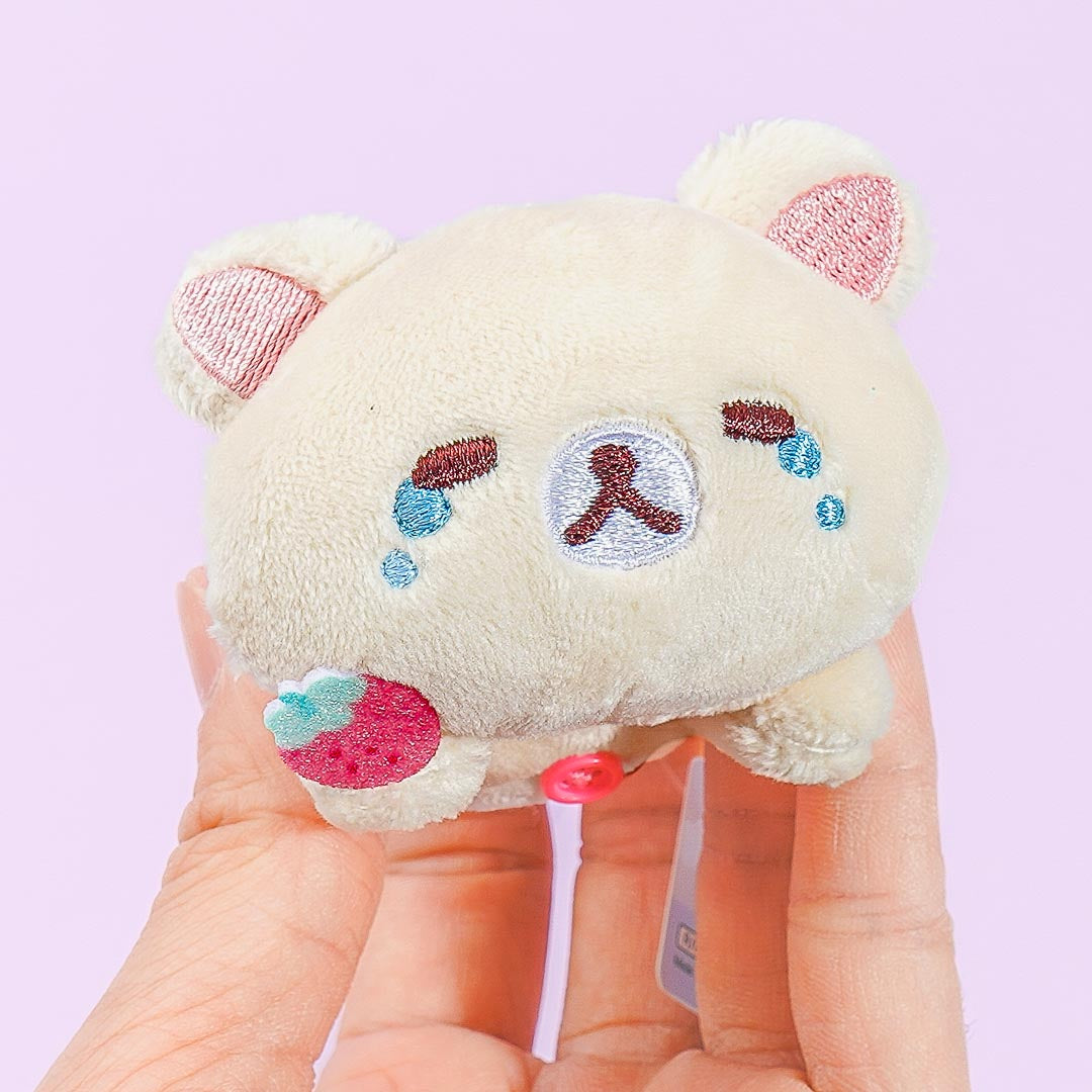 Korilakkuma Full of Strawberry Day Plushie - Crying / Mini