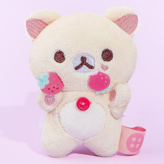 Korilakkuma Full of Strawberry Day Plushie - Snacking / Mini