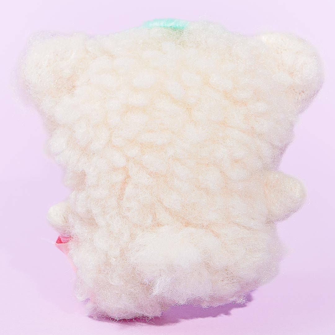 Korilakkuma Full of Strawberry Day Plushie - White Strawberry / Mini