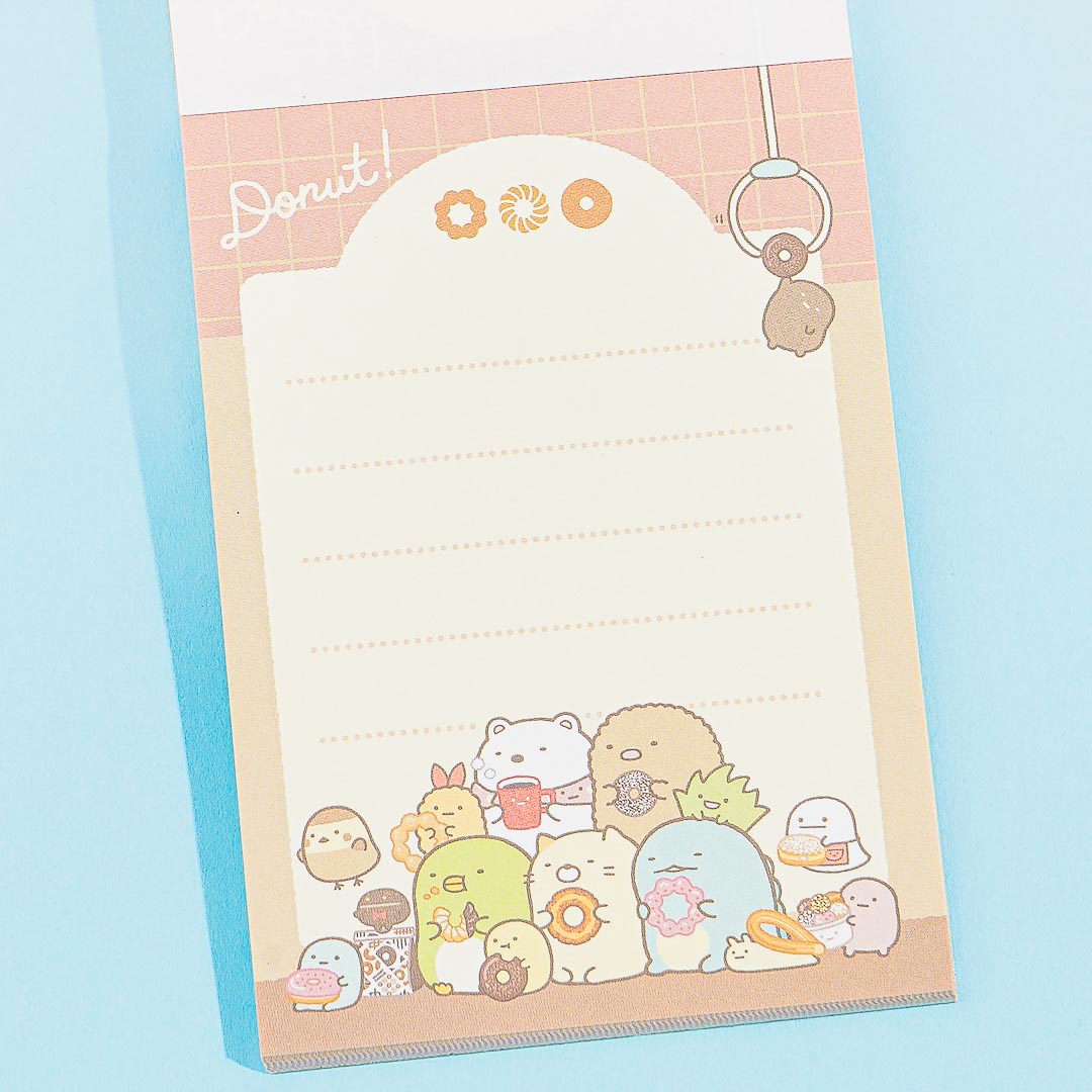 Sumikko Gurashi x Mister Donut Favorite Donut Memo Pad
