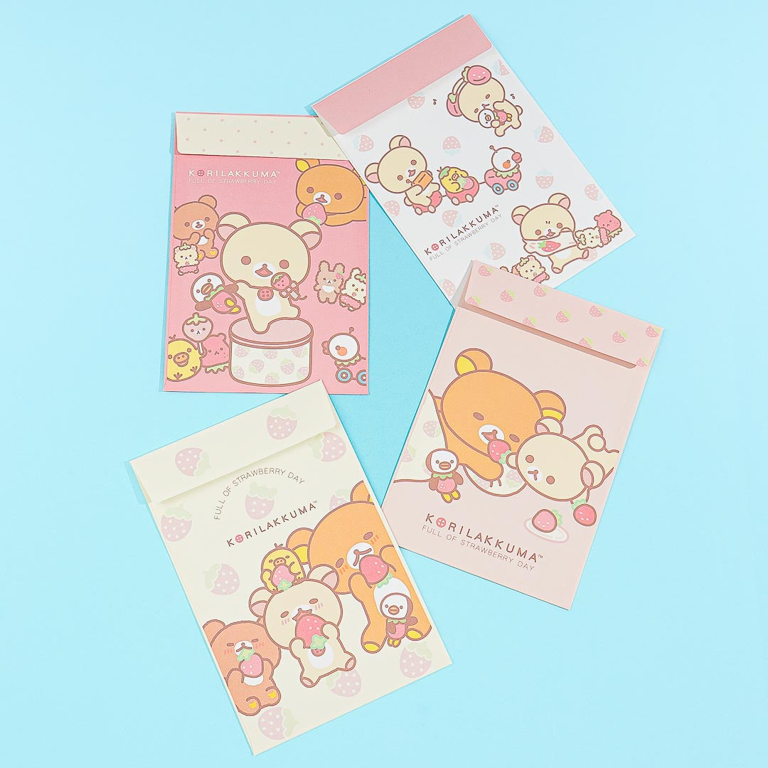 Korilakkuma Full of Strawberry Day Letter Set