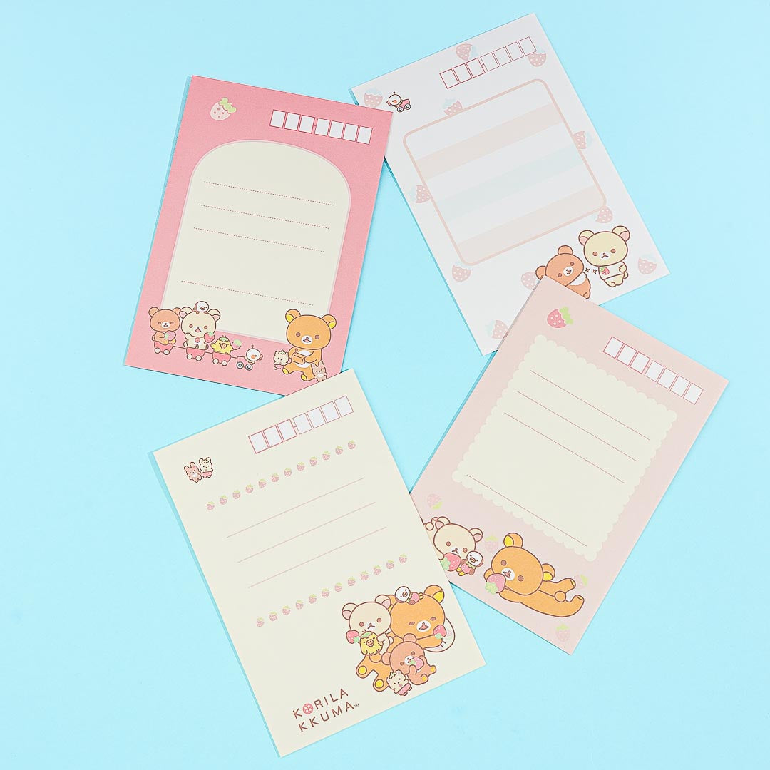 Korilakkuma Full of Strawberry Day Letter Set