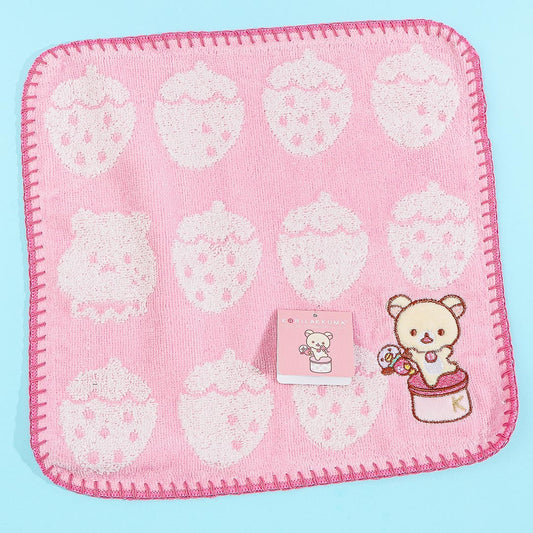Korilakkuma Full of Strawberry Day Mini Towel
