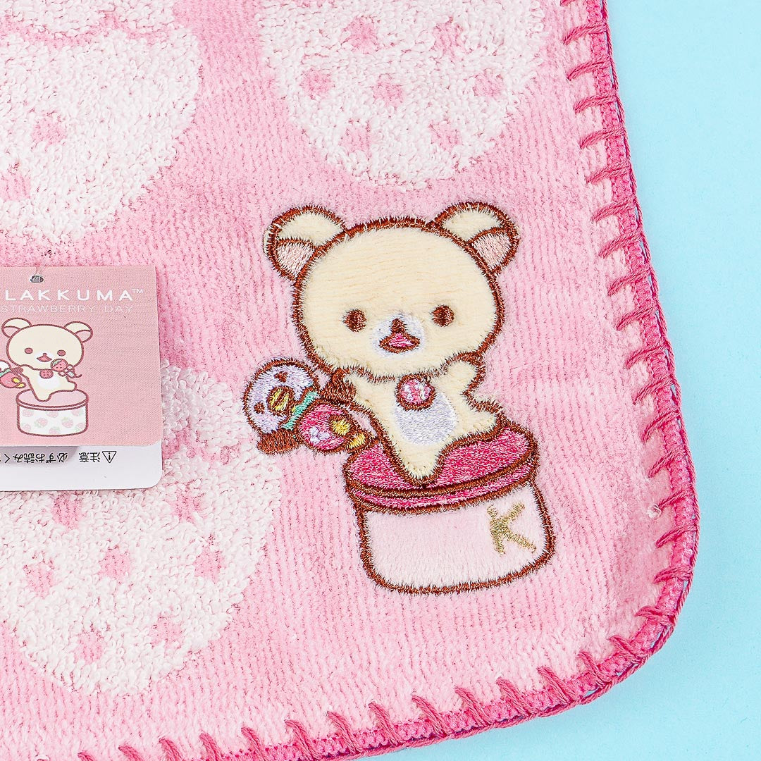 Korilakkuma Full of Strawberry Day Mini Towel