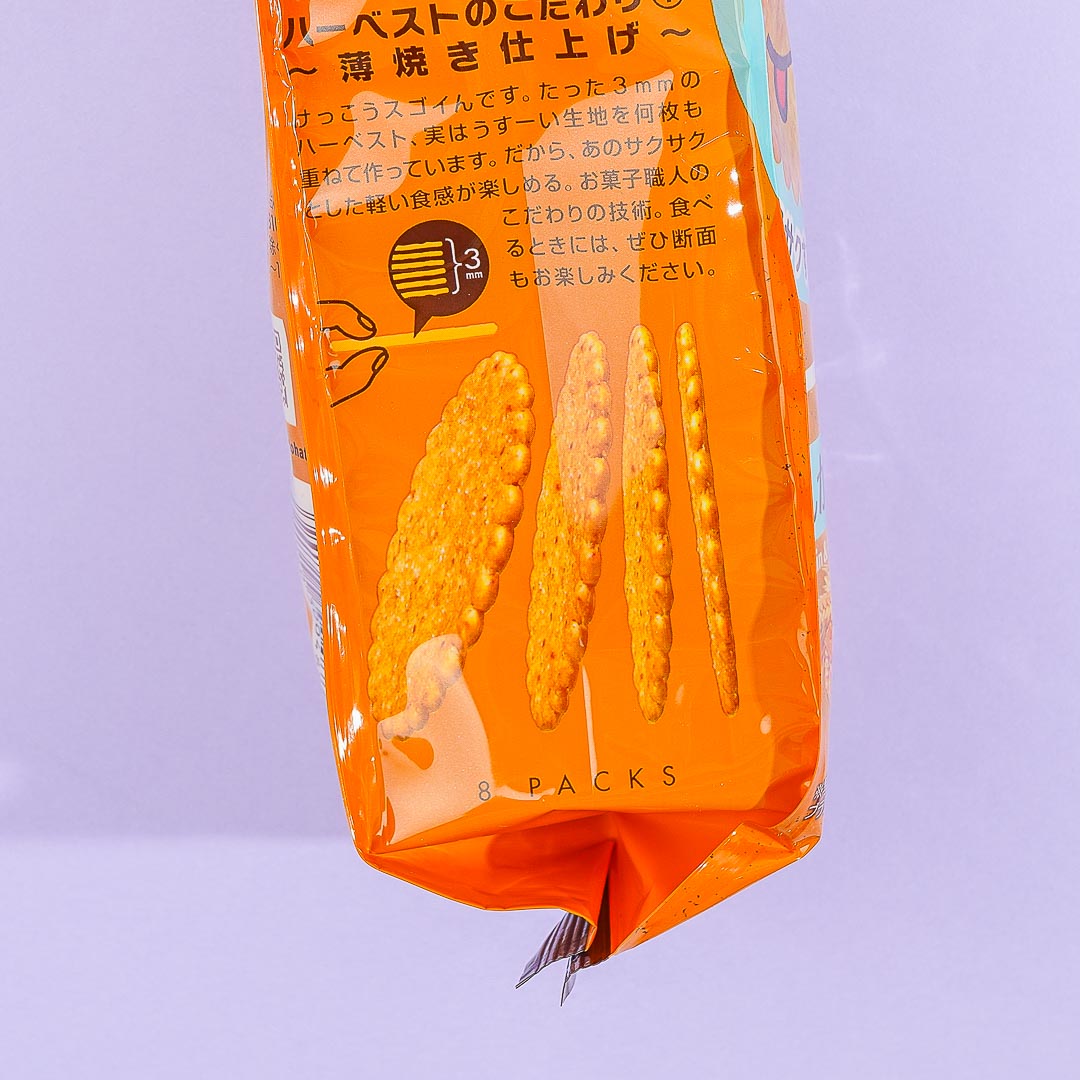 Tohato Smile Harvest Super Thin Biscuit Bag - Brown Sugar