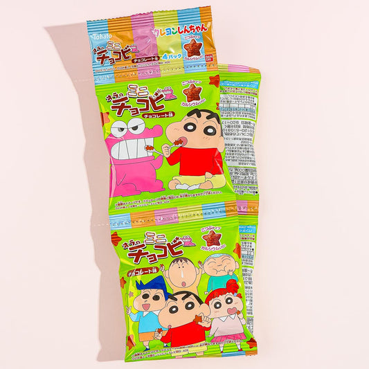 Crayon Shin-chan Mini Chocobi Corn Snack Set -  4 pcs