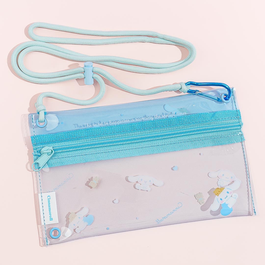 Cinnamoroll 2-Way String Shoulder Clear Pouch