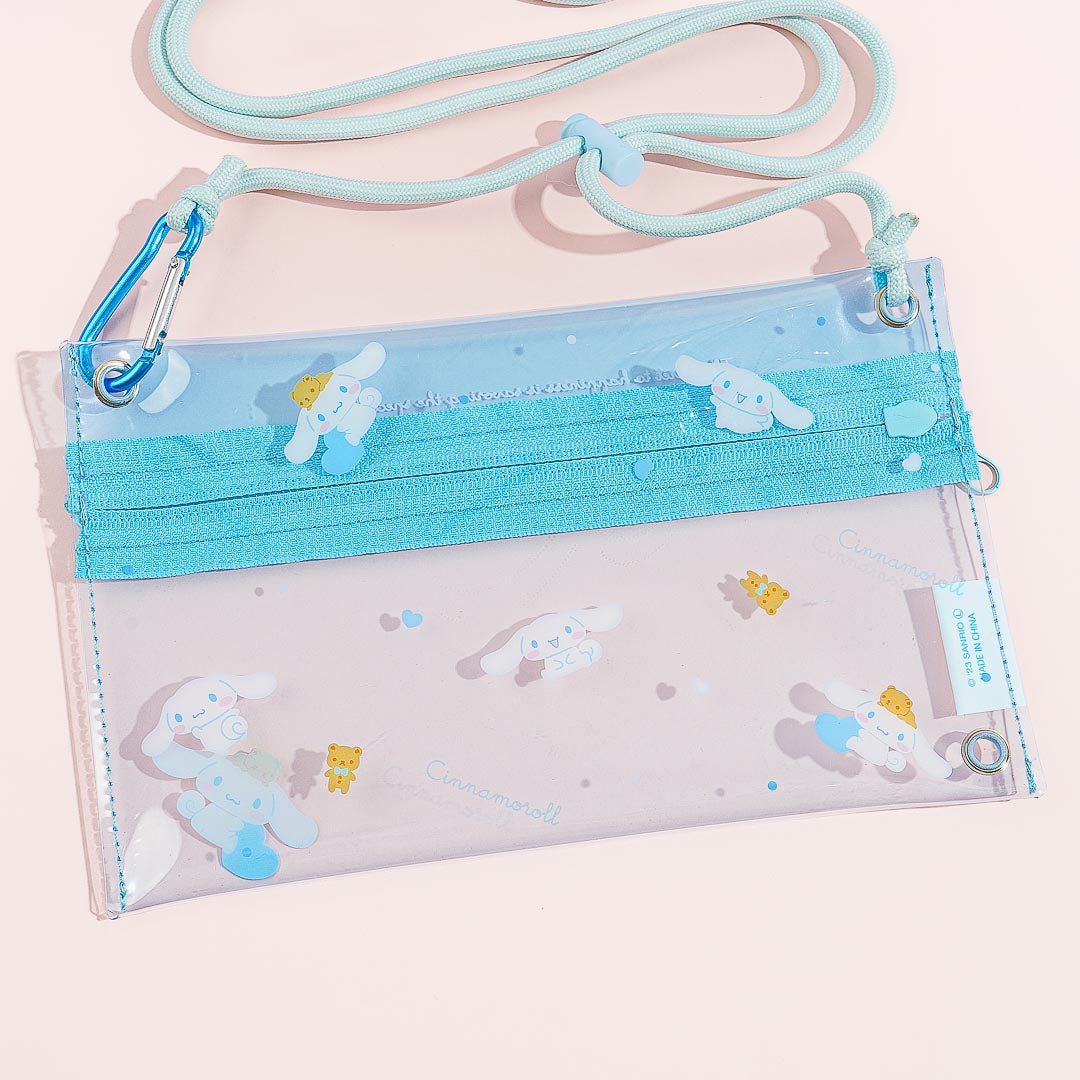 Cinnamoroll 2-Way String Shoulder Clear Pouch